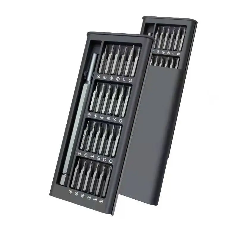 Imagem -05 - Precisão Magnética Chave de Fenda Grupo Bits Chave de Fenda Mini Mala de Ferramentas Desmontável Smart Home pc Reparo do Telefone 25 em 1
