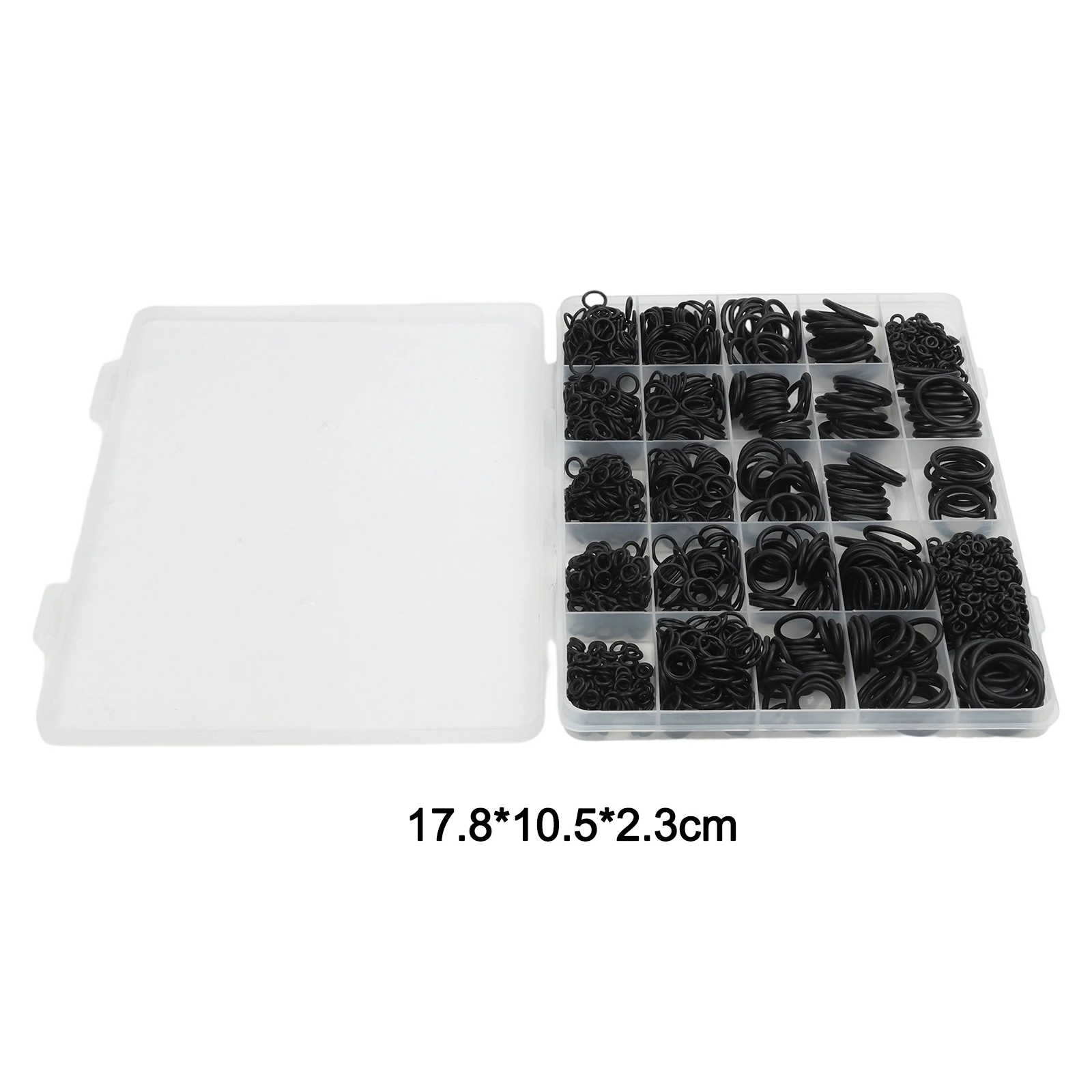 Automotive Sealing Washer Kit Rubber Sealing Rings O-ring Kit High Temperature Resistant Oil Resistant Boxed Organizer Packaging