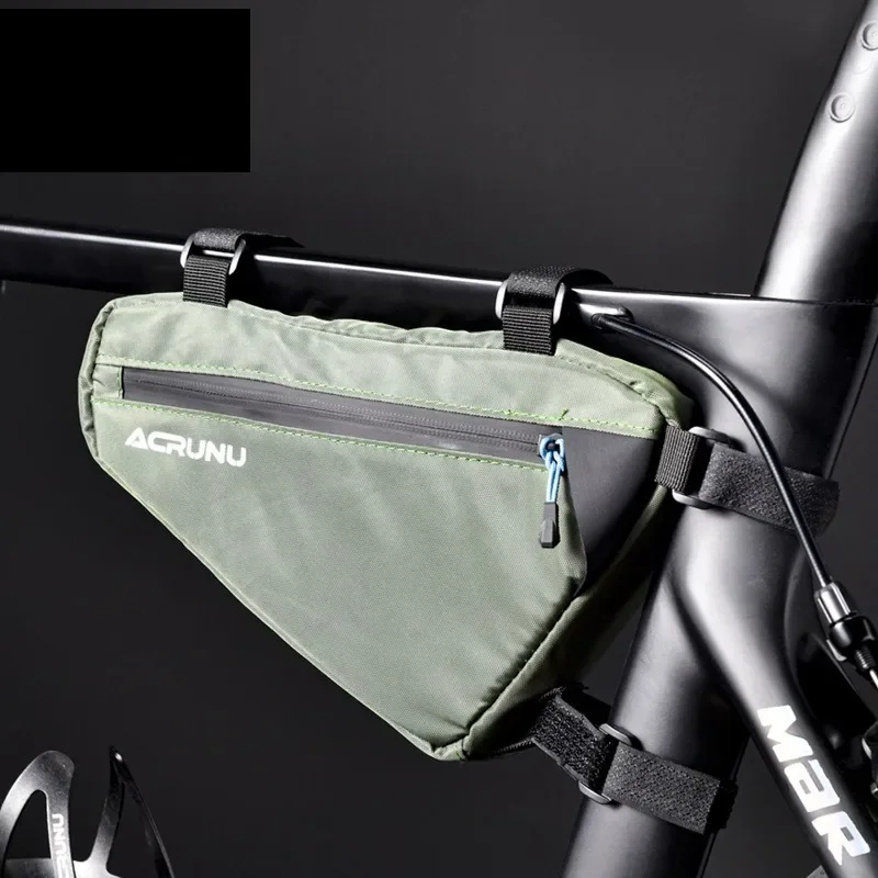 

Outdoor riding bicycle triangle bag mountain road bike rainproof front beam bag bicycle outdoor riding storage bag equipment