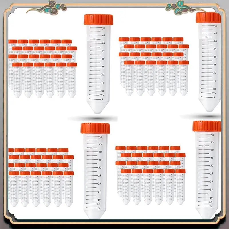 

A46M-Conical Centrifuge Tubes 50Ml, 100 Pcs, Sterile Test Tubes With Screw