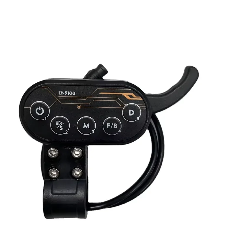 48/52V 60V 72v Speedometer Electric Scooter Finger Throttle Display with Molo 5 Rider 7 Rider 8 Auxiliary Button