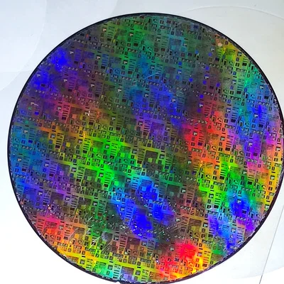 Chip Tes Mengajar Wafer Semikonduktor Chip Sirkuit Litografi Wafer CPU Wafer 6 Inci 12 Inci 8 Inci