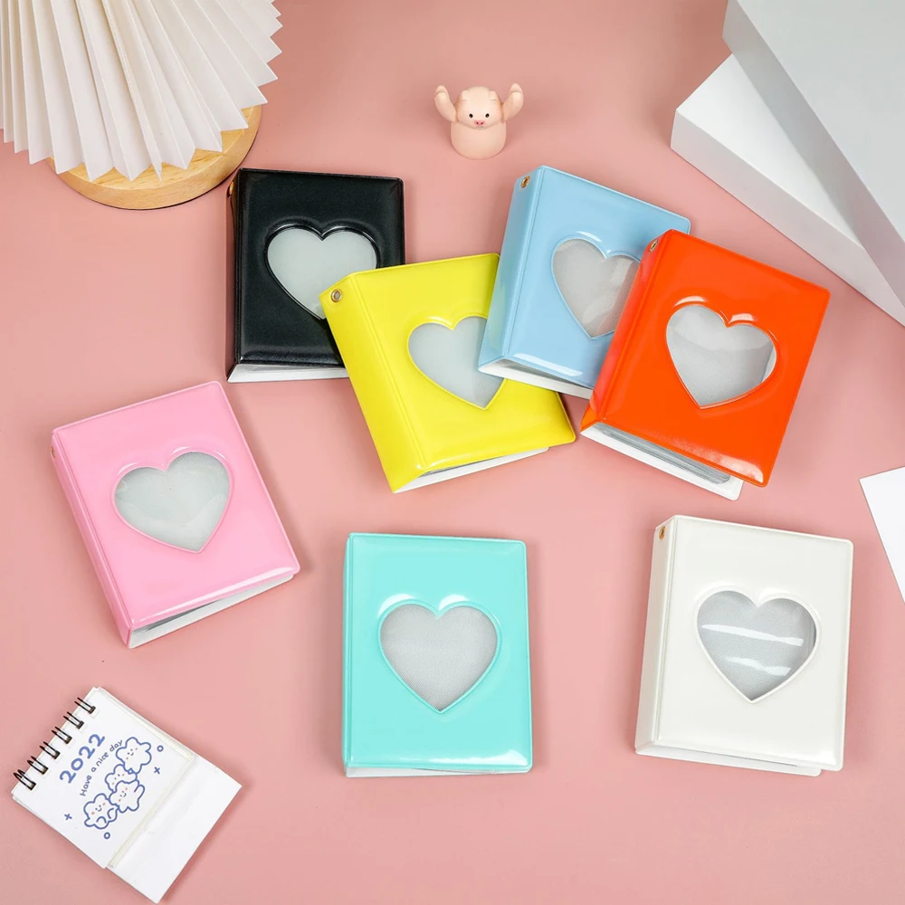 Pictures Storage Case Idol Star Chasing 32 Pockets 3 Inch Mini Wholesale Home Accessories Tools Photocard Holder Solid Color