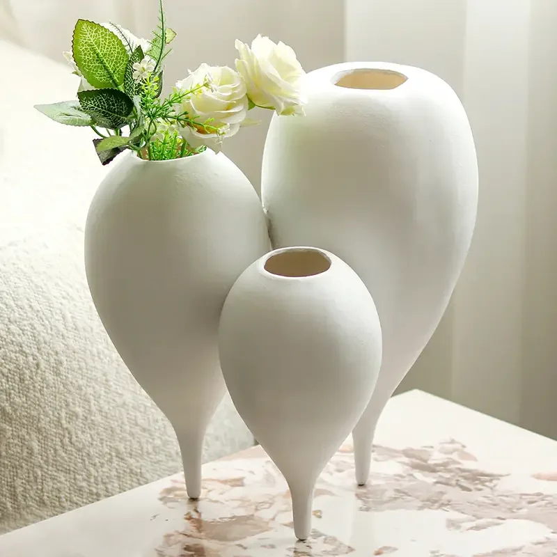Simple Irregular Art Balloon Vase Ornament Living Room Dried Flower Arrangement Creative Home Entrance Soft Decoration