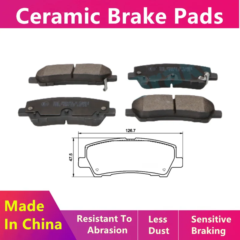 Rear Brake Pads D1793 For Ford Mustang/Auto Parts  FR3Z2200F FR3Z2200A FR3Z2200C 5280066 5281018