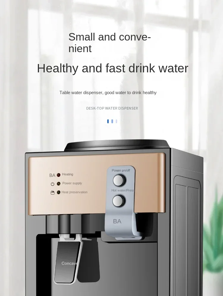 220V Desk Water Dispenser with Automatic Control and Hot/Cold Options for Home and Office