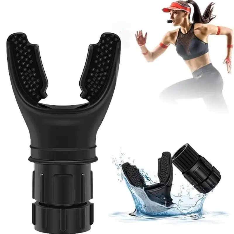 【B】Adjustable Breathing Exerciser Lung Capacity Trainer Mouthpiece Respiratory Fitness Device For Sports Swimming Yoga