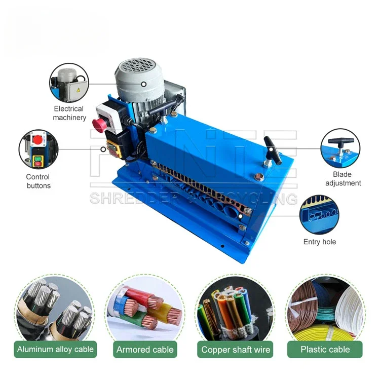 Electric Wire Stripping Machine Automatic Wire Stripping Machine Strips Scrap Copper Wire