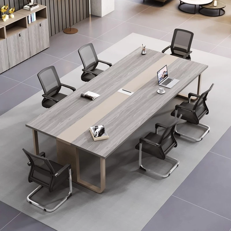 1.6 متر إلى 6 متر البساطة الحديثة اجتماع مكتب طاولة المفاوضات طاولات المؤتمرات طويلة مكتب أثاث المكاتب #3