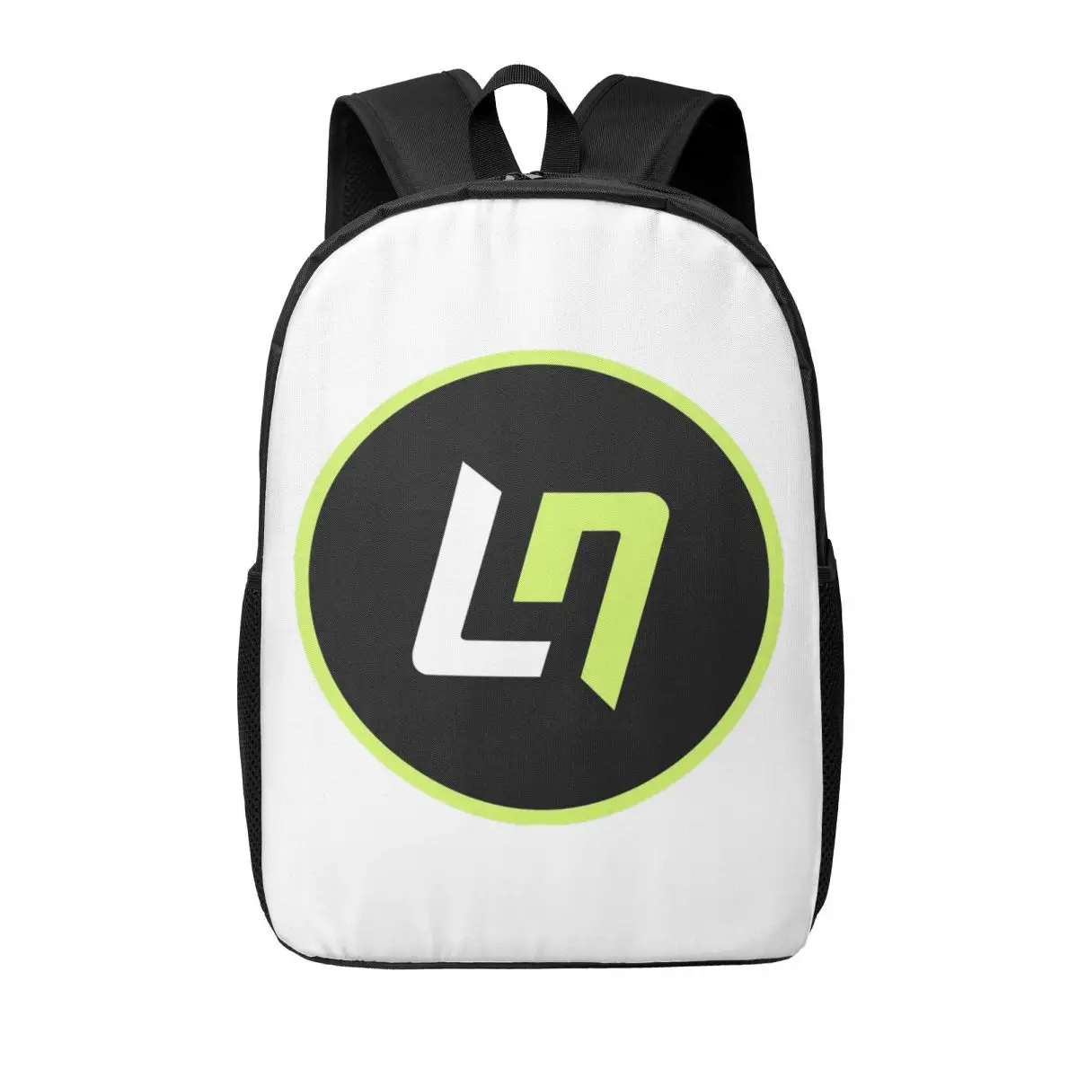

Lando Noris Initial Woman Backpacks Boys Girls Bookbag Waterproof Students School Bags Portability Travel Rucksack Shoulder Bag
