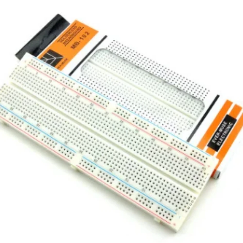 For Arduino MB102 Breadboard 830 Point Solderless diy Electronic BreadBoard MB-102 Prototype Breadboard Bus Test Circuit Board