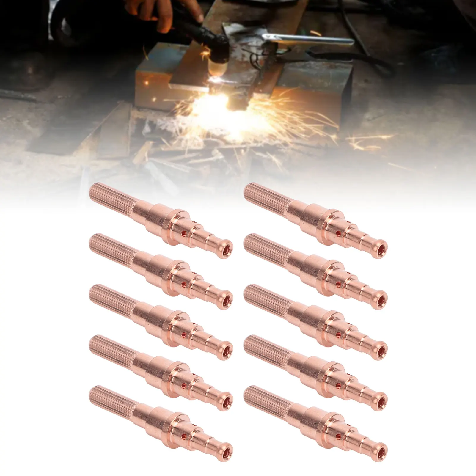 Brass Cutting Electrode Plasma Electrodes 9-8215 Brass Electrode Replacement for Thermal Dynamics SL60 SL100 Cutting Torch