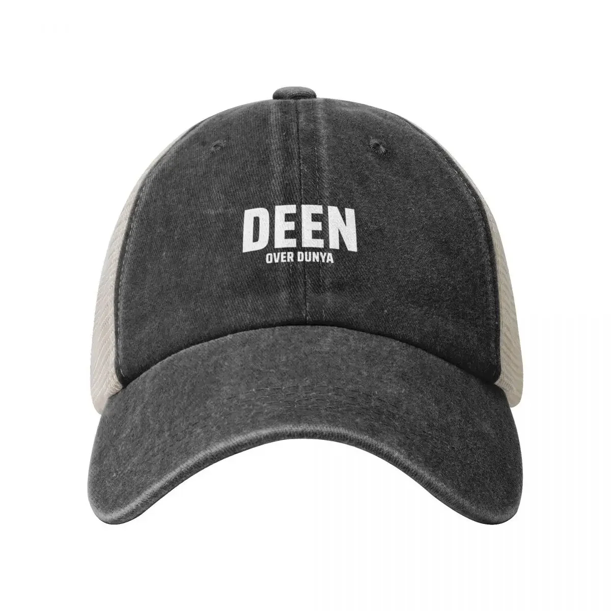 deen over dunya - islamic art quotes 2 Baseball Cap Luxury Brand Vintage Golf Hat Man Mens Women's