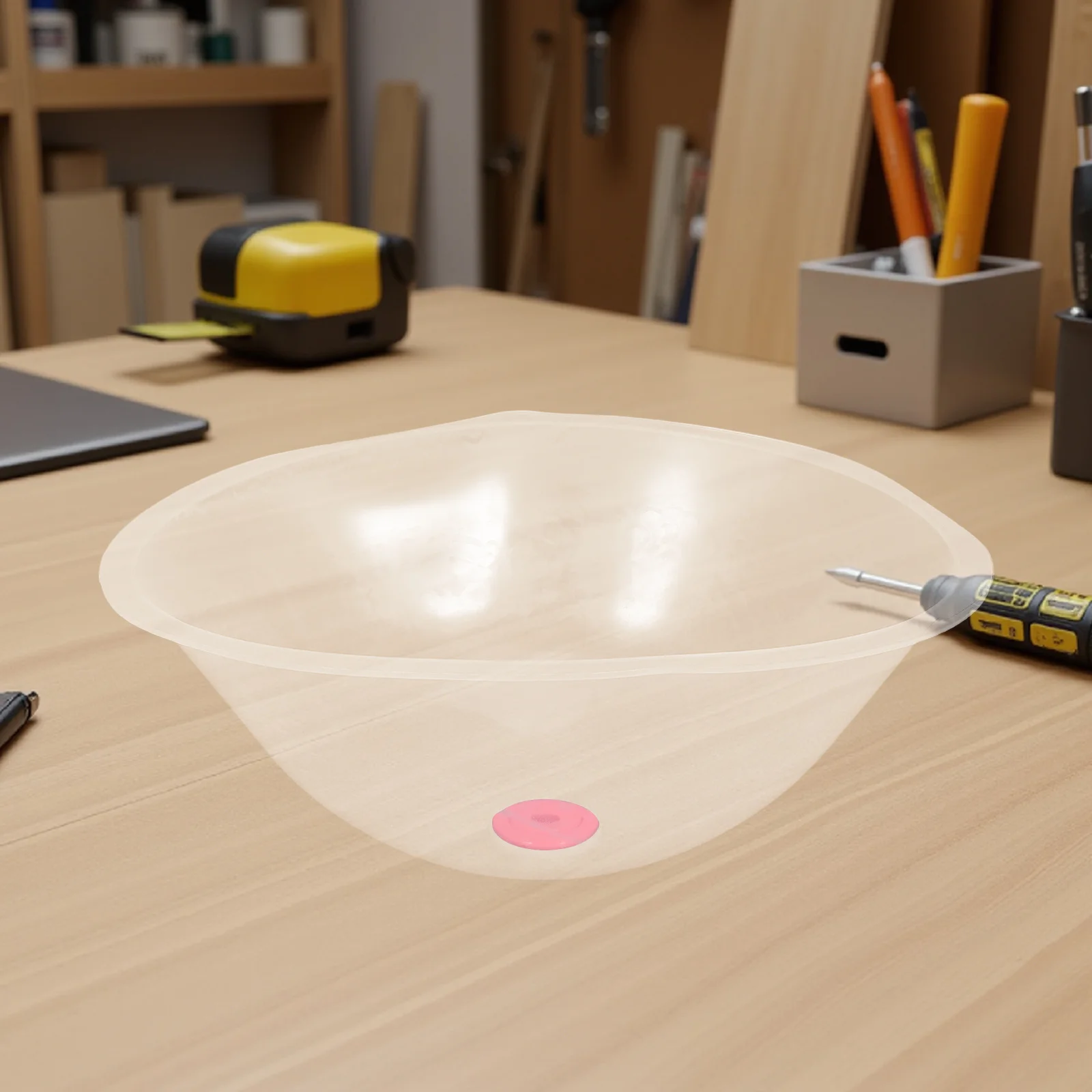 

Hole Saw Dust Cover Scalable Transparent Drill Dust Bowl for Drilling Installing Recessed Lights and Sawdust Collector