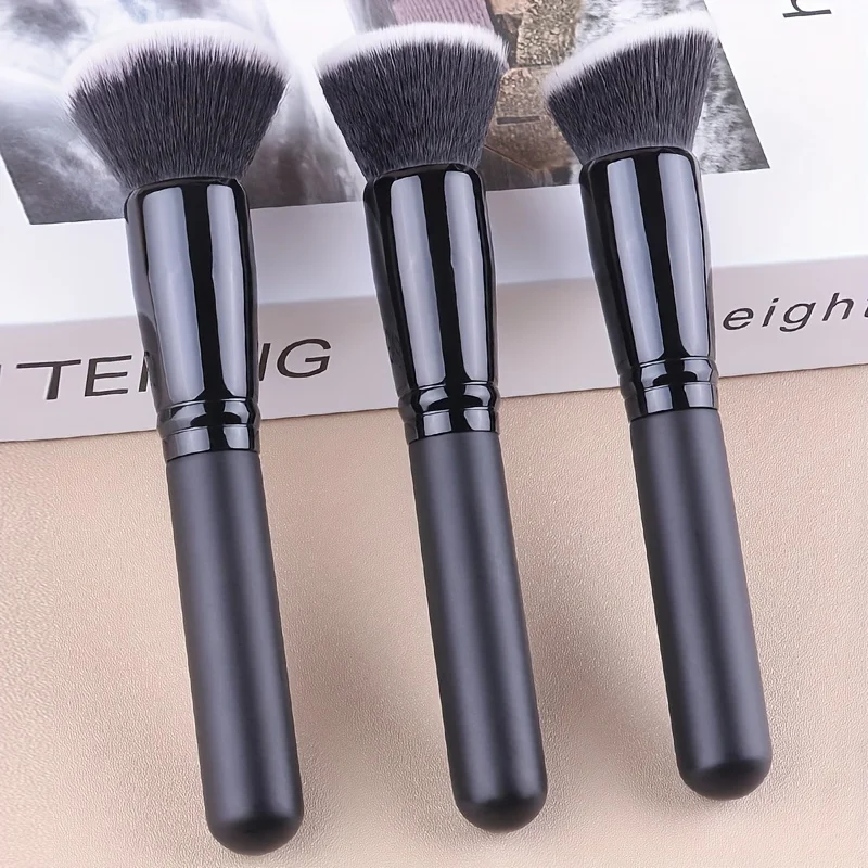 3pcs Loose Powder Brush Foundation Brush Blush Brush Super Fine Portable