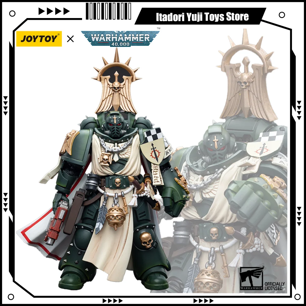 

[Pre-sale]JOYTOY Warhammer40k Action Figure Dark Angels Master with Power Fist Joint Movable Model Collection Desktop Decor Gift