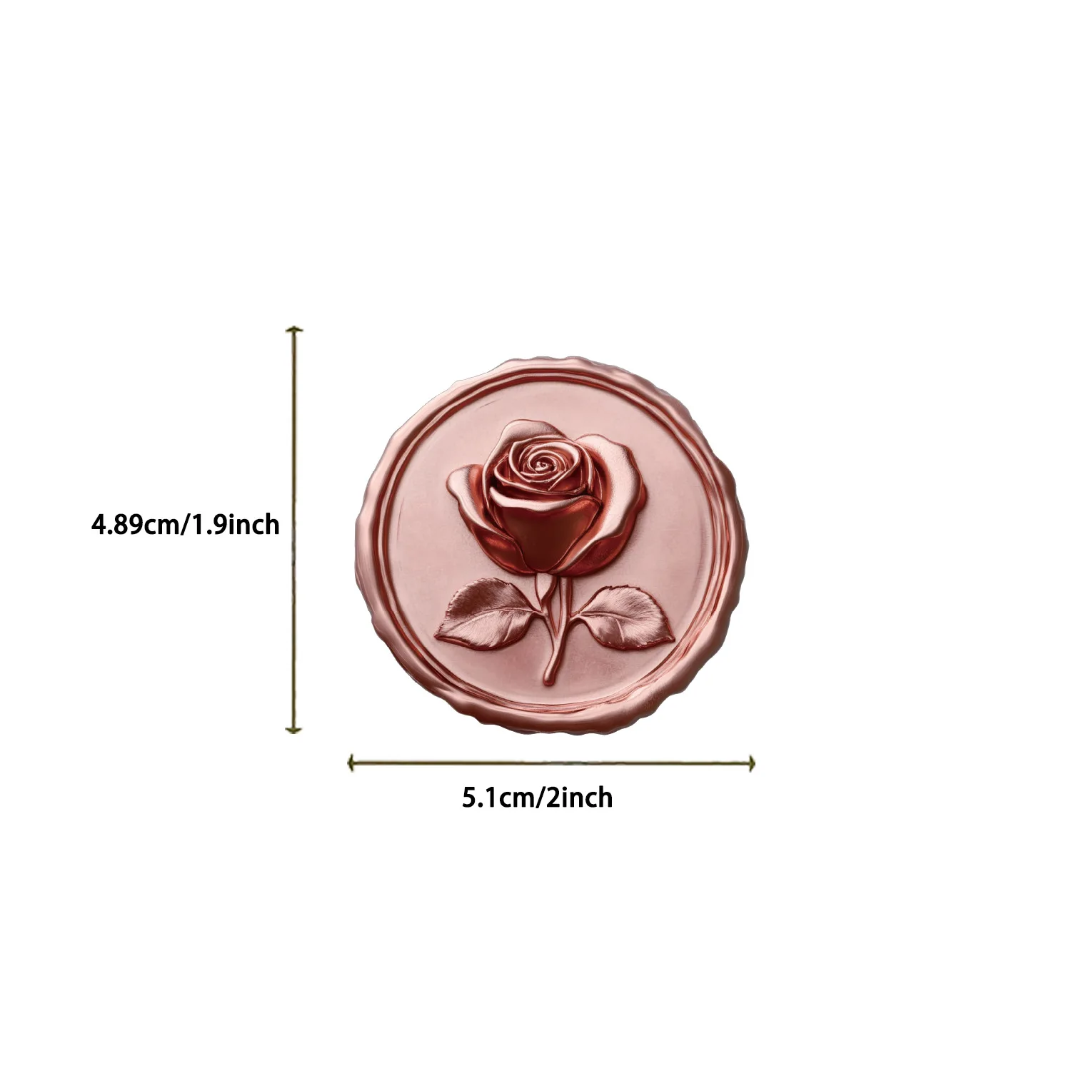 

10/30/50PCS Sealing Wax Badge Stickers Circular Painted Art Graffiti Cell Phone Laptop Mug Luggage Decoration Waterproof Sticker