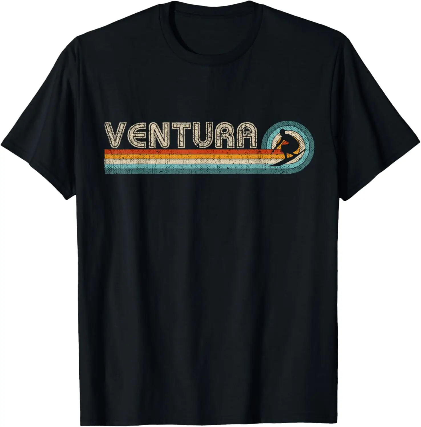 Retro Ventura California Surfing Outfit 1980s Ventura T-Shirt