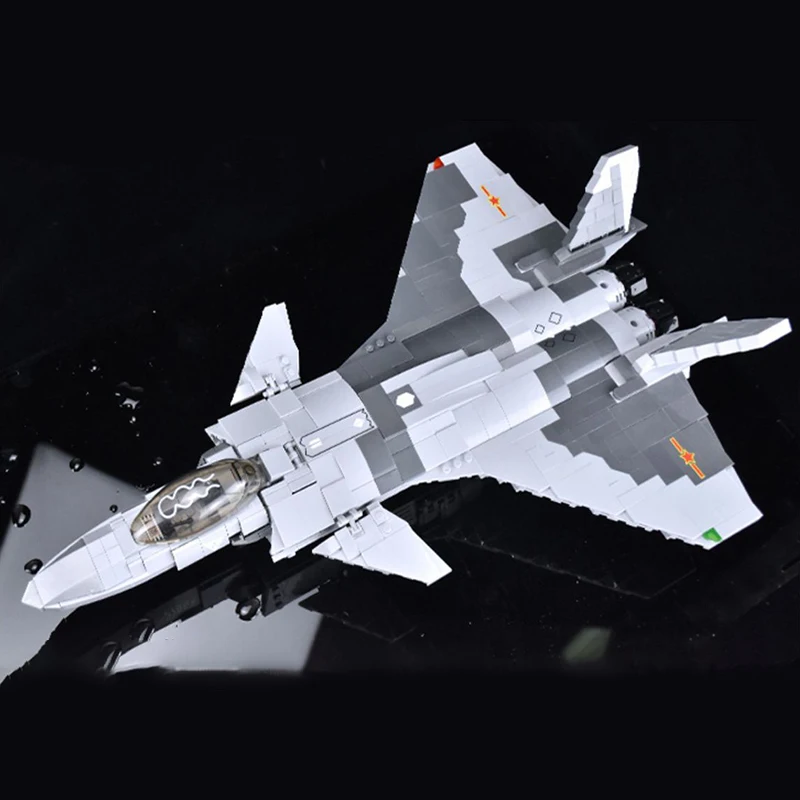 

Китайский военный J-20, модель основного истребителя, строительные блоки, оружие, броненосчик, истребитель, кирпичи, игрушки, совместимые с LEGO