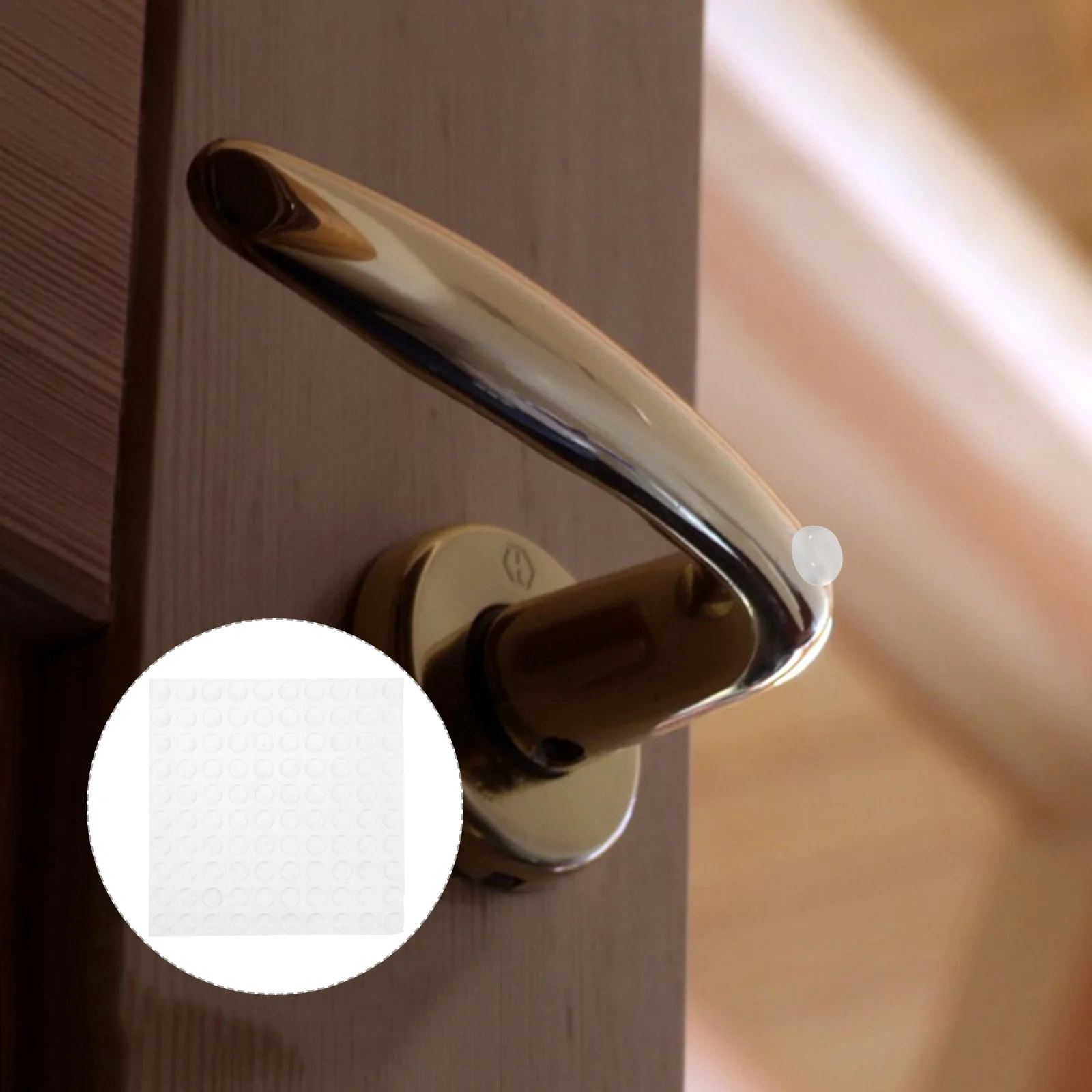 

100pcs Bumper Silica Gel Dots Low Vision Aids Assistive Devices Cabinet Door Drawer Non Slip Anti Collision Stickers