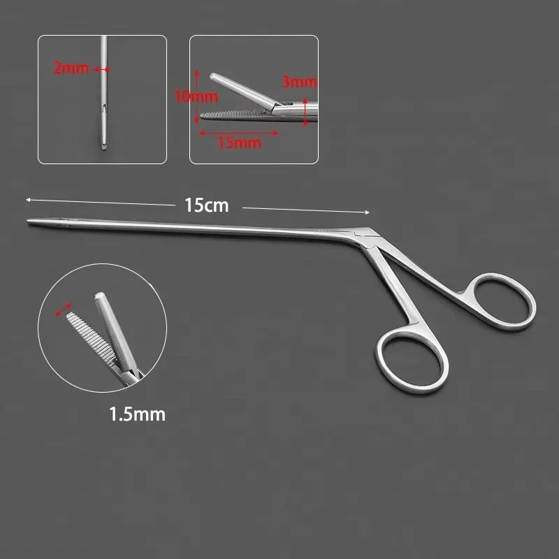 Medical Micro Middle Ear Forceps Ear Collection Tools Cerumen and Earwax Clamps Polyp Forceps ENT Surgical Instruments