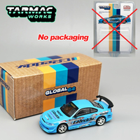 Tarmac Works 1:64 TW 1:64 VERTEX Nissan Silvia S15 GReddy Blue Alloy Car Model
