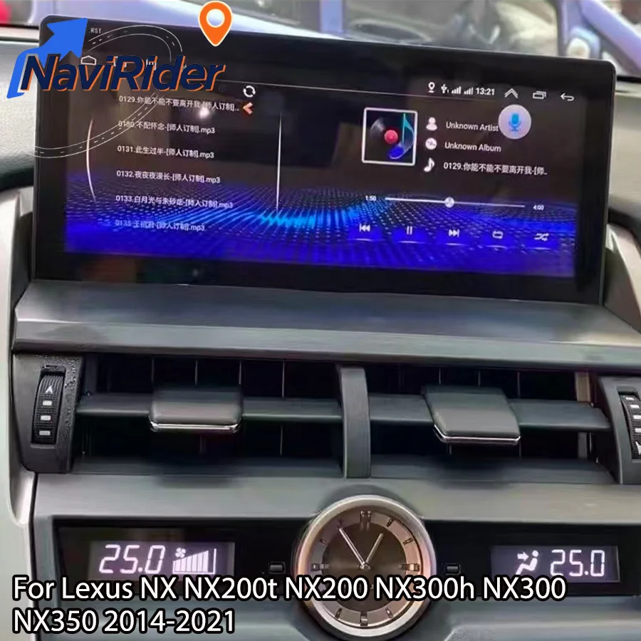 

10.25'' Car Android Screen For Lexus NX NX200t NX200 NX300h NX300 NX350h 2014-2021 Carplay GPS Navigation Multimedia Player Auto