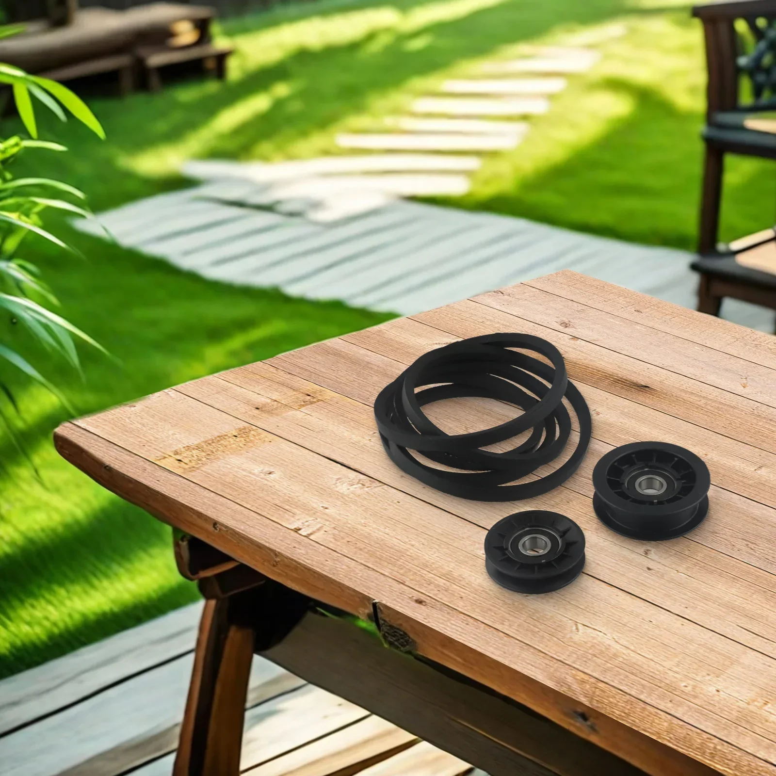 

Сменный комплект приводного ремня и шкивов для газонокосилок, включая L100 L110 L120 L130 Подходит для GX20006 GX20286 GX20287