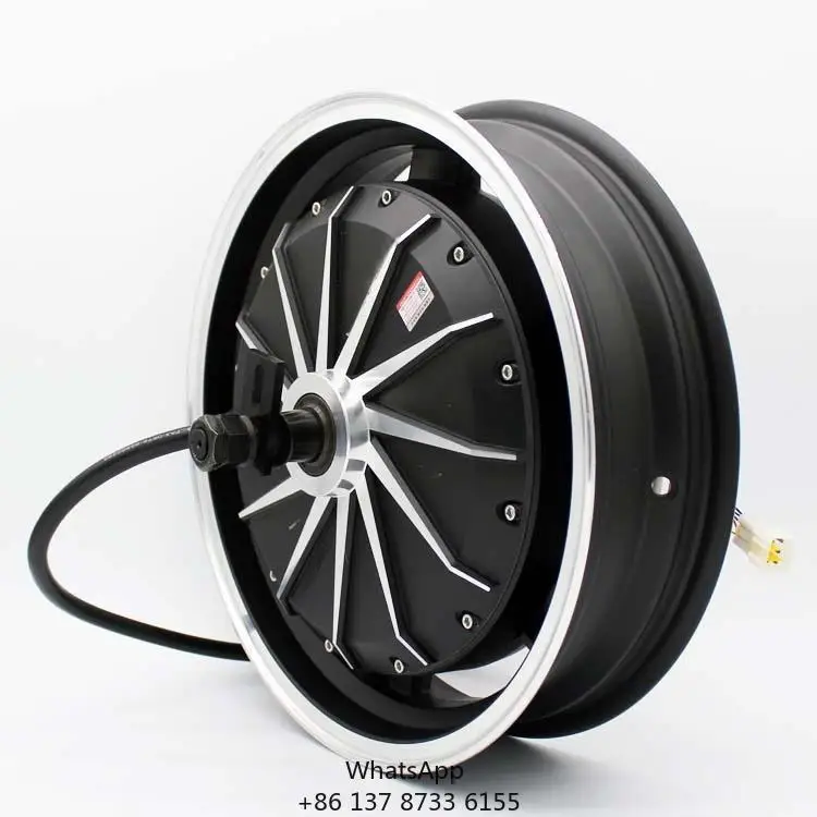 Fast Speed 14 Inch HY Series 1500W Motor High Reliability Motor For Electric Motorcycle