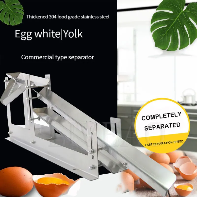 Yolk And Liquid Separator Egg Cracking Machine High Efficient Bakery Manual Breaker