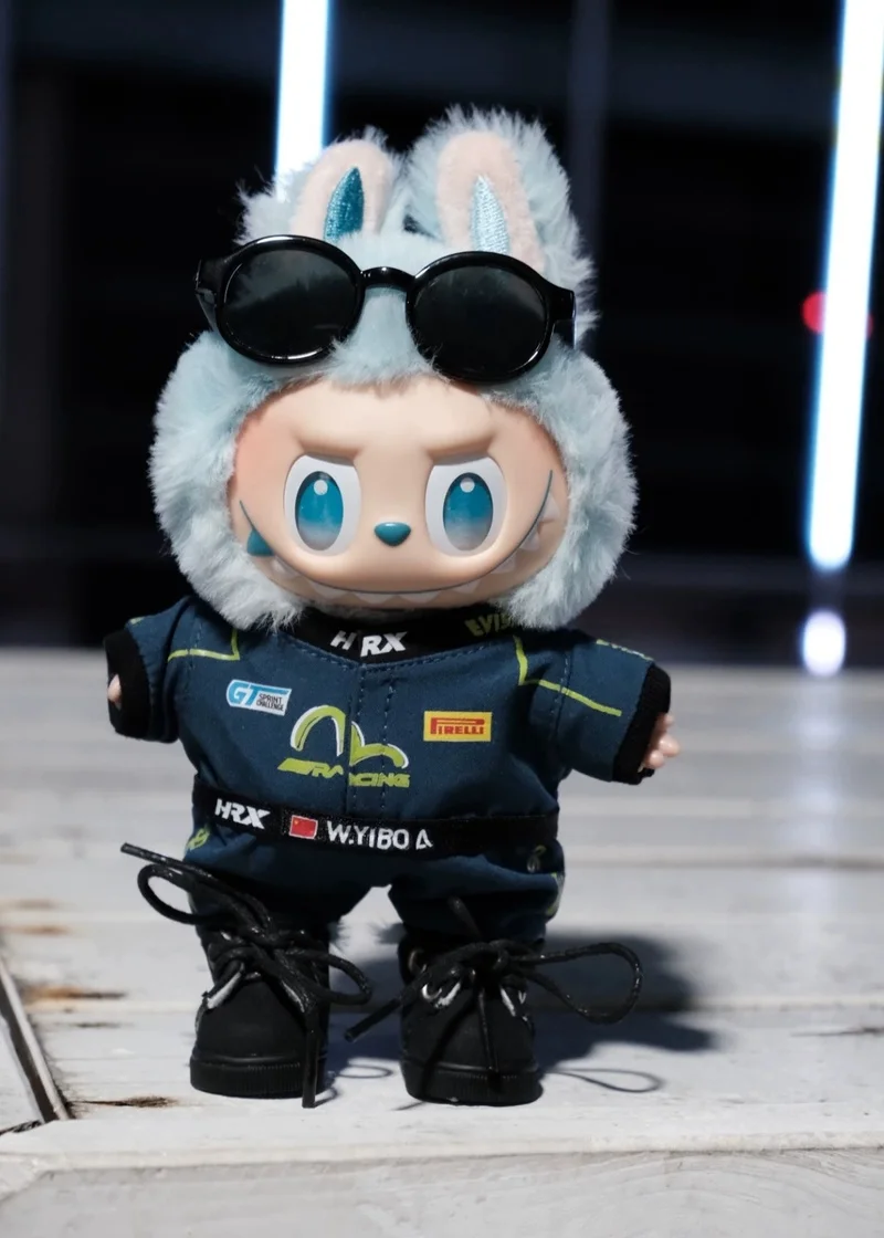 

Only Clothes Suitable For 15-17cm Doll Racing Suit Set Clothing Racing Sports Clothing Retro Style Doll Uniform Diy Trendy Toys
