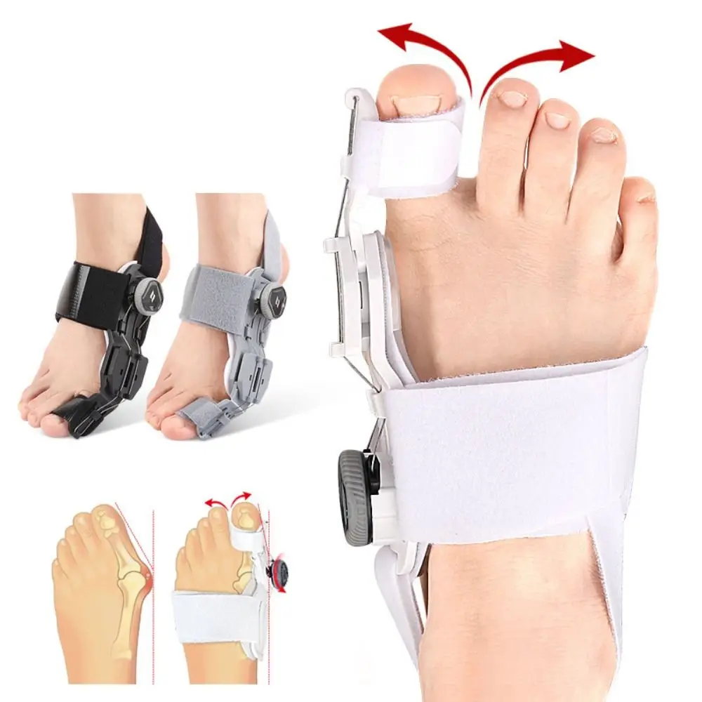 Useful Adjustable Toe Corrector Hallux Valgus Rotatable Bunion Corrector Pedicure Foot Care Foot Hallux Valgus Braces Unisex