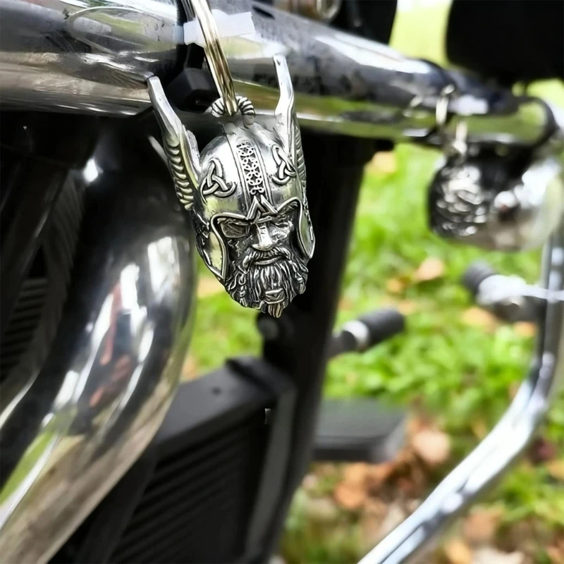  Metal Helmet Keychain with Intricate Detailing for History Enthusiasts