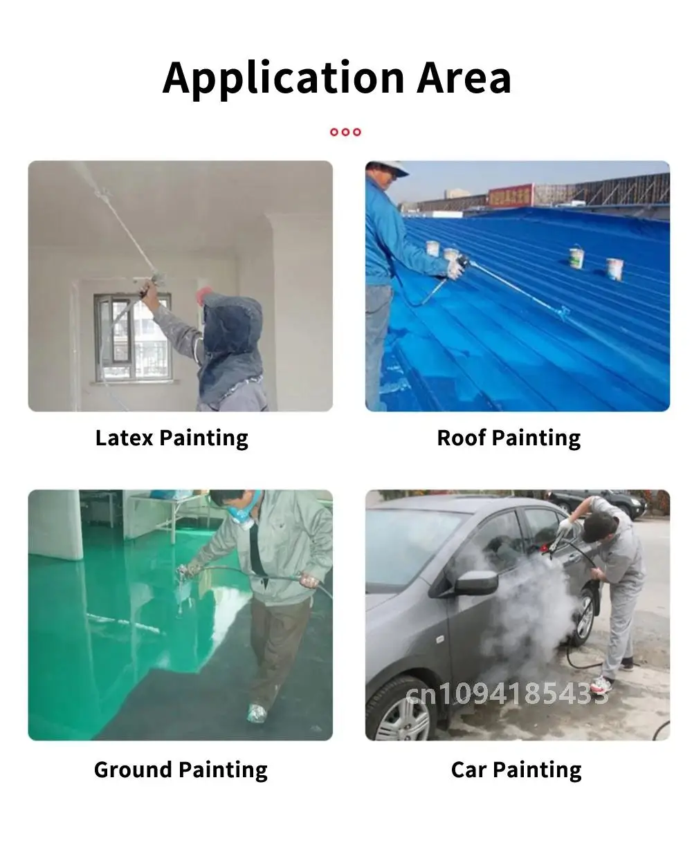 Airless Sprayer Extension Pole Aluminum Pole 20CM 30CM 50CM 60CM 100CM Customized Pole Airless Paint Accessory Painting Parts