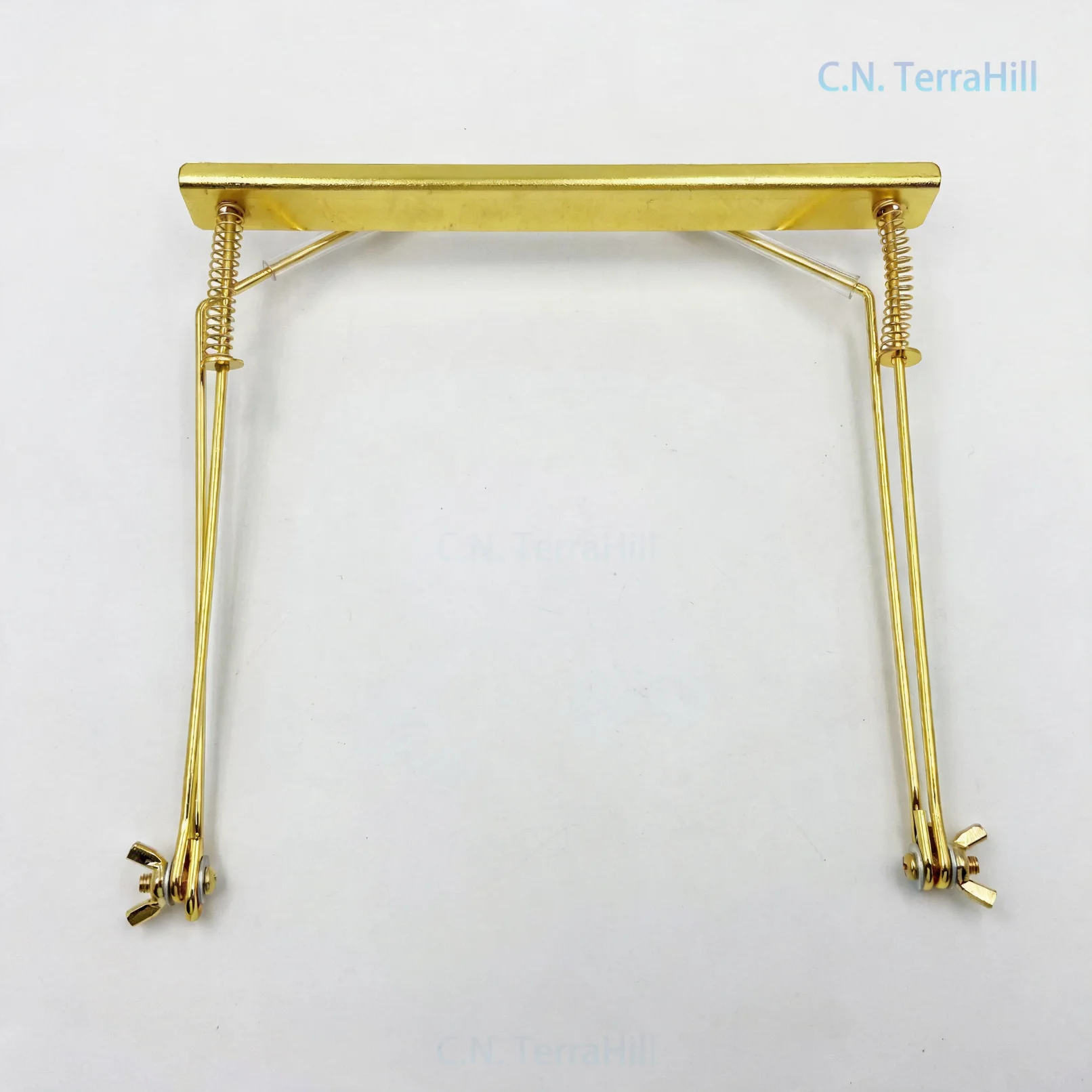 24-Hole Harmonica Neck Holder Adjustable Metal Mouth Organ Stand with PP Bag