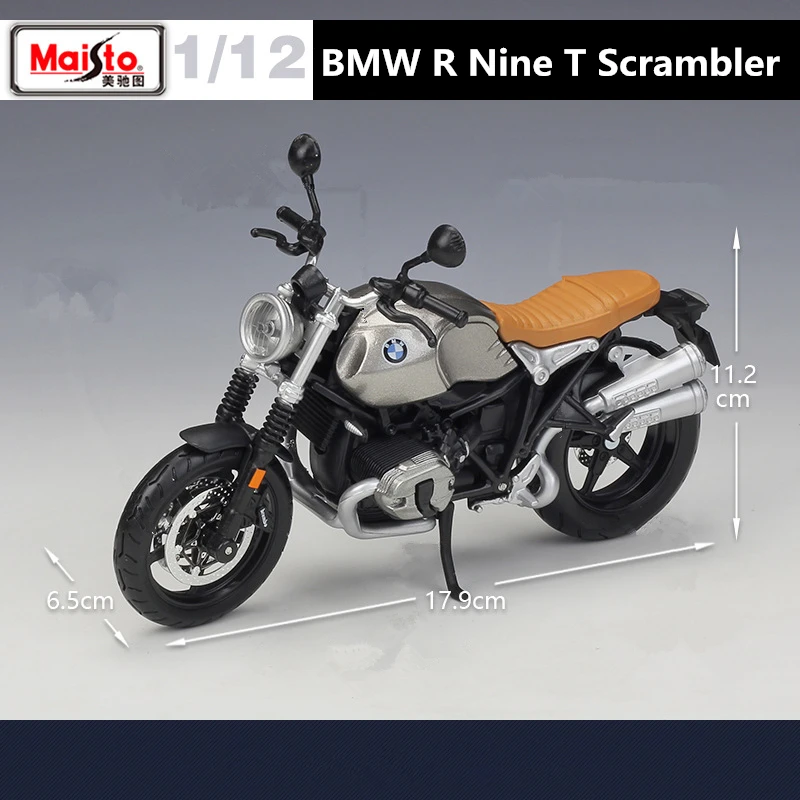 Maisto 1:12 BMW R Nine T Scrambler Alloy Racing Motorcycle Model Simulation Diecast Metal Motorcycle Model Children Toys Gifts