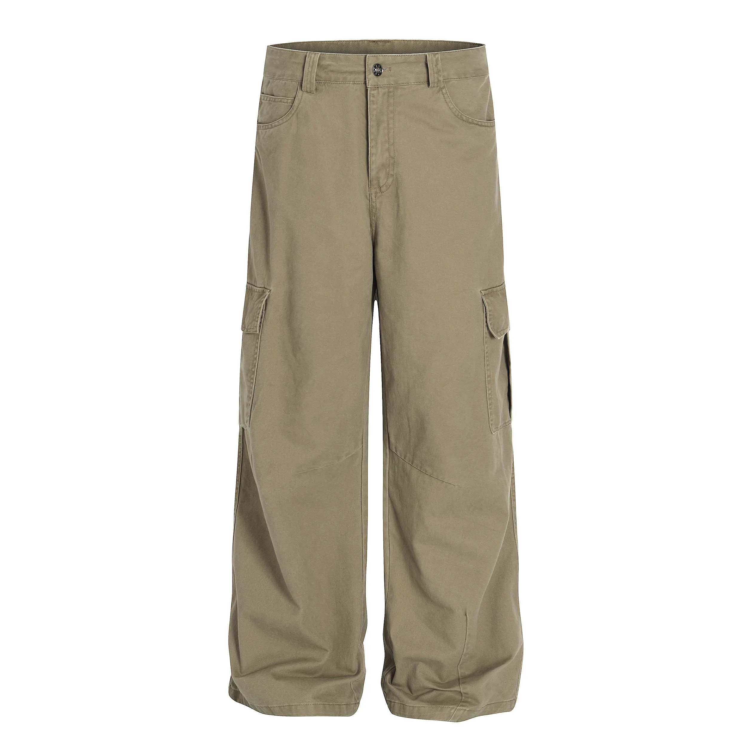 

Cleanfit Retro American Waed Straight Leg Workwear Pants Men Women Small Size Wide Leg Casual Pants Youthful Vitali Sle