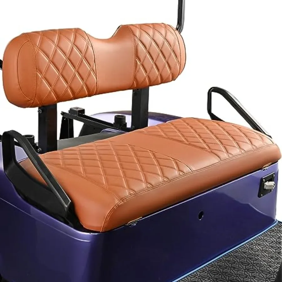 

Golf Cart Diamond Seat Covers Kit Fit for EZGO TXT 1994-2013/EZGO RXV OEM Standard Front Seat Cushion Golf Cart Vinyl Seat Cove