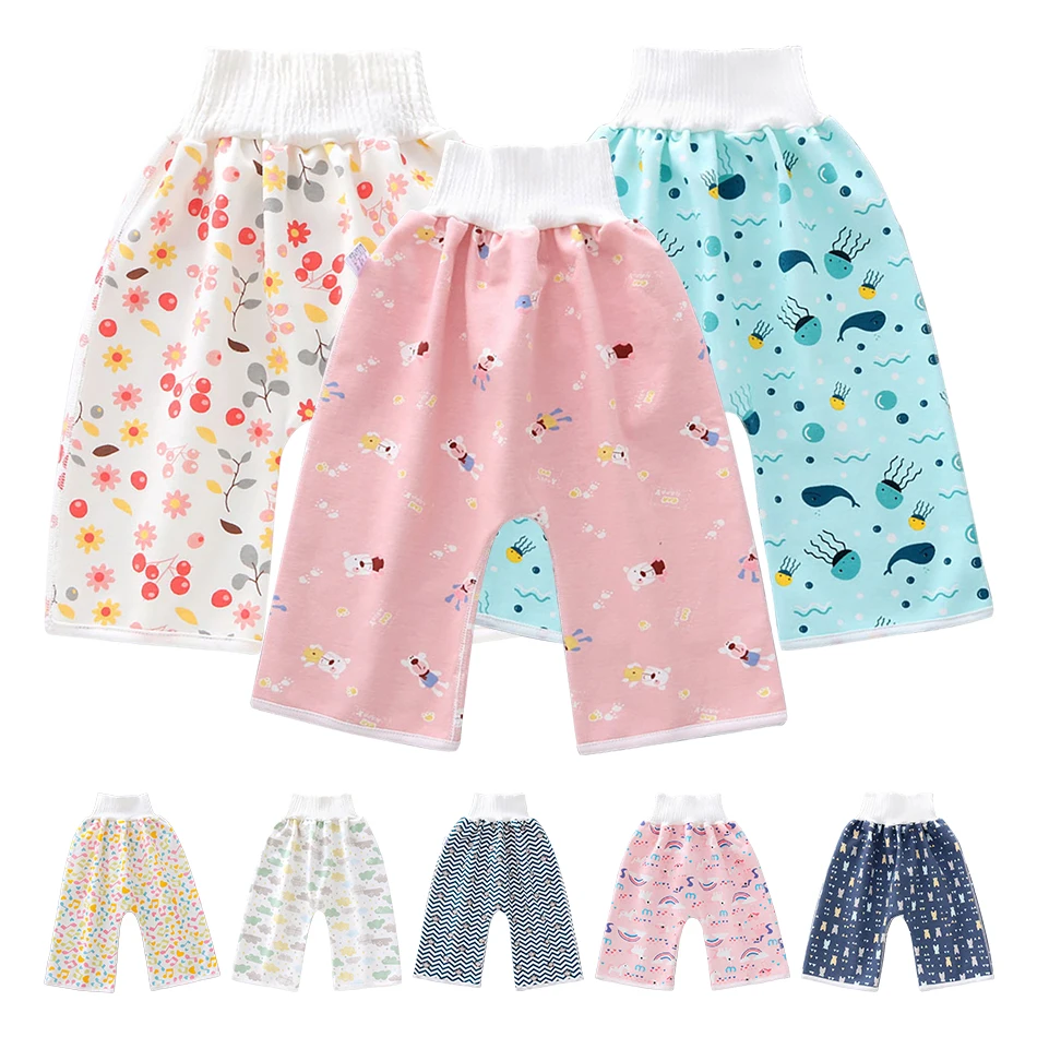 

Eco Friendly Functional and Fashionable Soft Babies Diapers Skirt Waterproof Washable Reusable and Suitable Baby Toilet Training