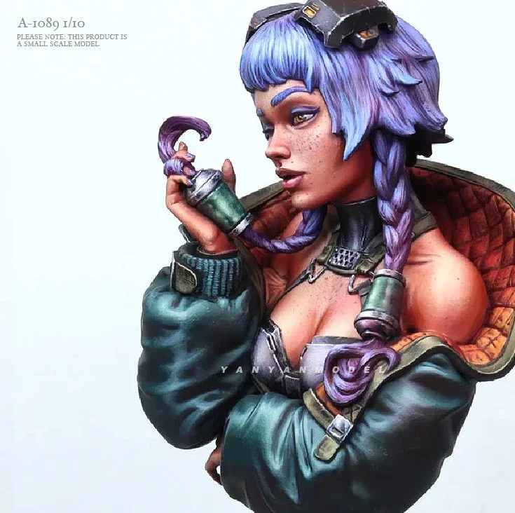 1/10 Resin bust model kits figure colorless and self-assembled A-1089 - Image 3