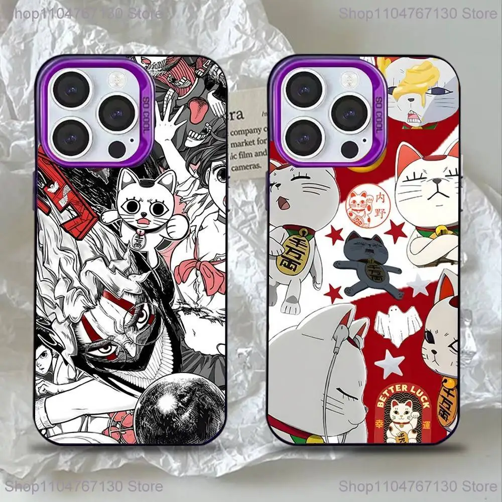 

Anime D-Dandadan Okarun Phone Case For iPhone 16,15,14,13,12,11,Mini,Pro,SE,MAX Purple Matte Silicone Cover