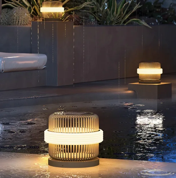 Элегантный ретро японский садовый светильник, садовое украшение, ветровая лампа для отеля