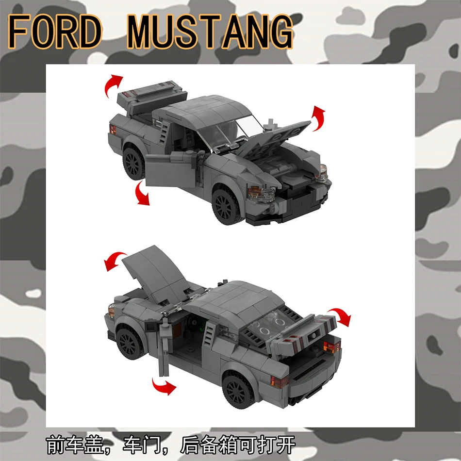 

Скорость Чемпион Мустанг Спортивный автомобиль Строительные блоки Спортивная гоночная модель автомобиля Маленькие частицы Кирпичи Игрушки Детские рождественские подарки