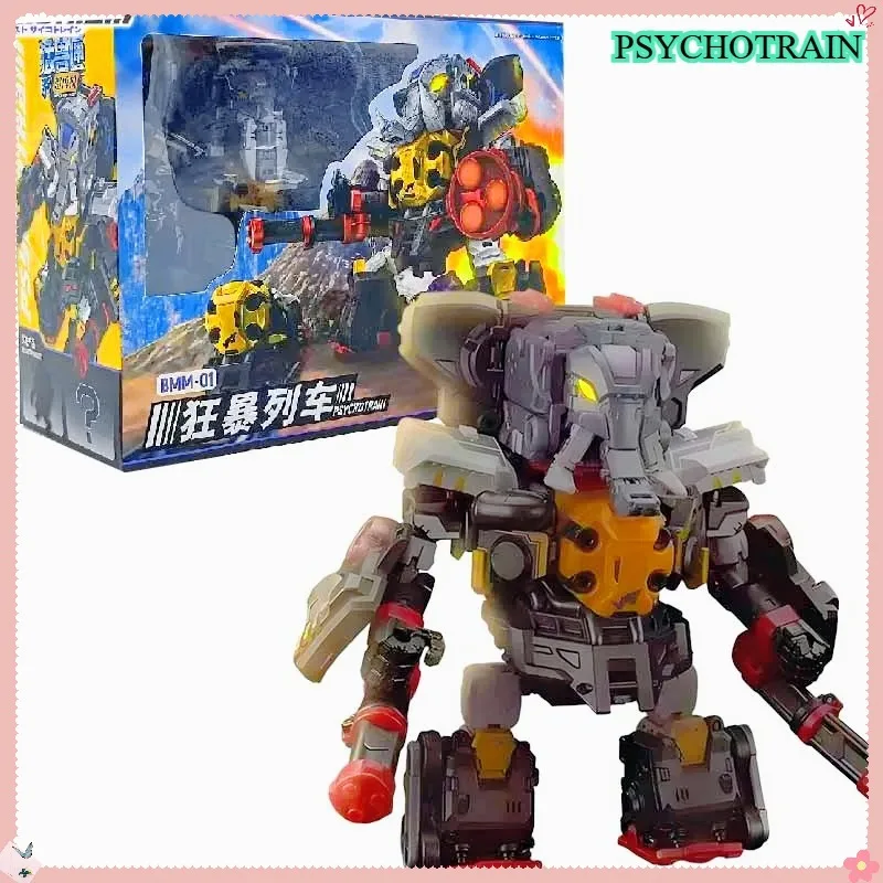 

52TOYS Original INFINTYBOX PSYCHOTRAIN BMM-01 Anime Figurine Action Character Assembly Model Collectible Gift toys for kids