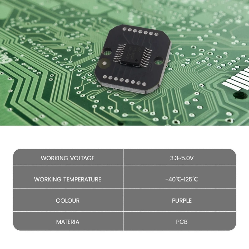 3X MT6835 แม่เหล็ก Encoder โมดูล PWM/SPI มอเตอร์ไร้แปรง 21BIT Encoder สามารถเปลี่ยน AS5048