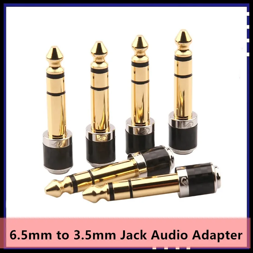 3.5 to 6.35 Adapter 20/100pcs Batch Audio Converters 1/4