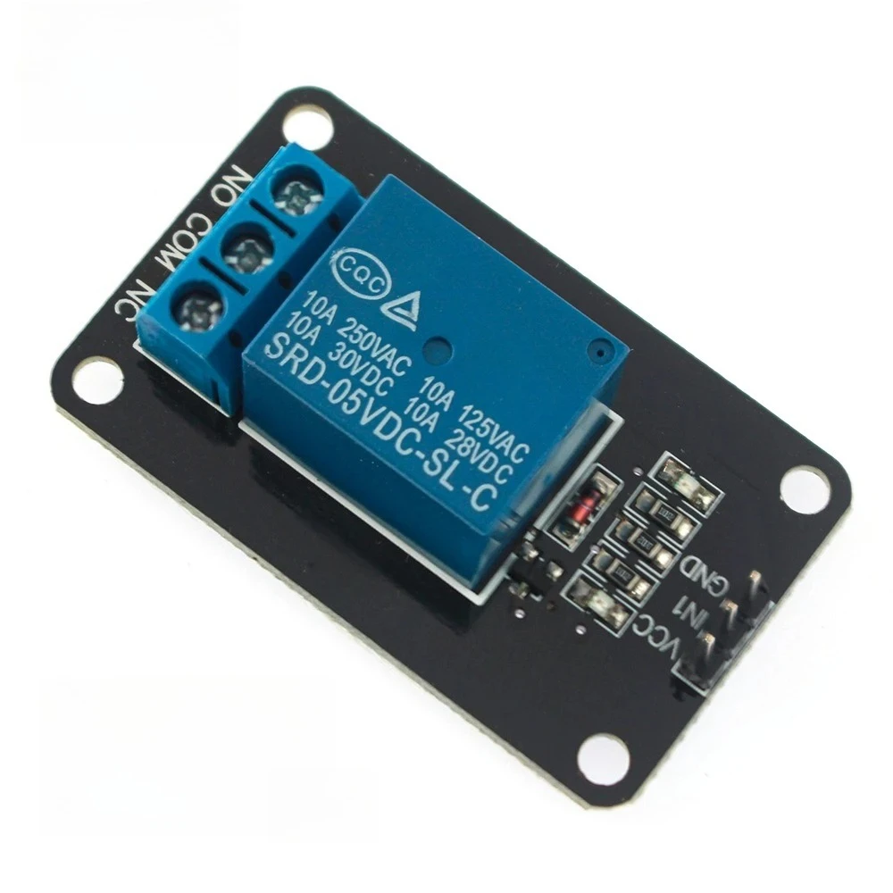 Modulo relè a 1 canale 5V con accoppiatore ottico KY-019 Modulo scheda relè a via singola per Arduino