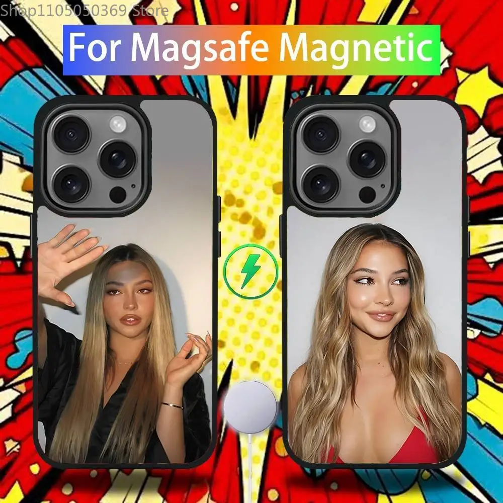 

M-Madelyn C-Cline Phone Case For iPhone 17,16,15,14,13,12,11,Pro,Max,Plus,Mini,SE4,E Magnetic Magsafe Wireless Charging