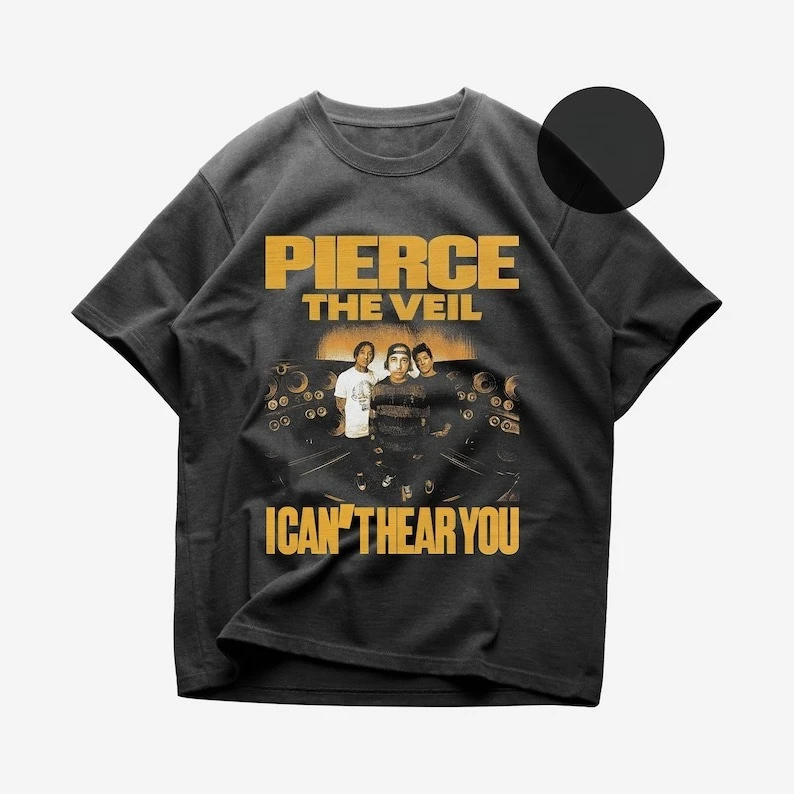 

Pierce The Veil T-Shirt Metal Music Shirt PTV Shirt I Can't Hear You Pierce The Veil Merch Unisex Rocker Clothing