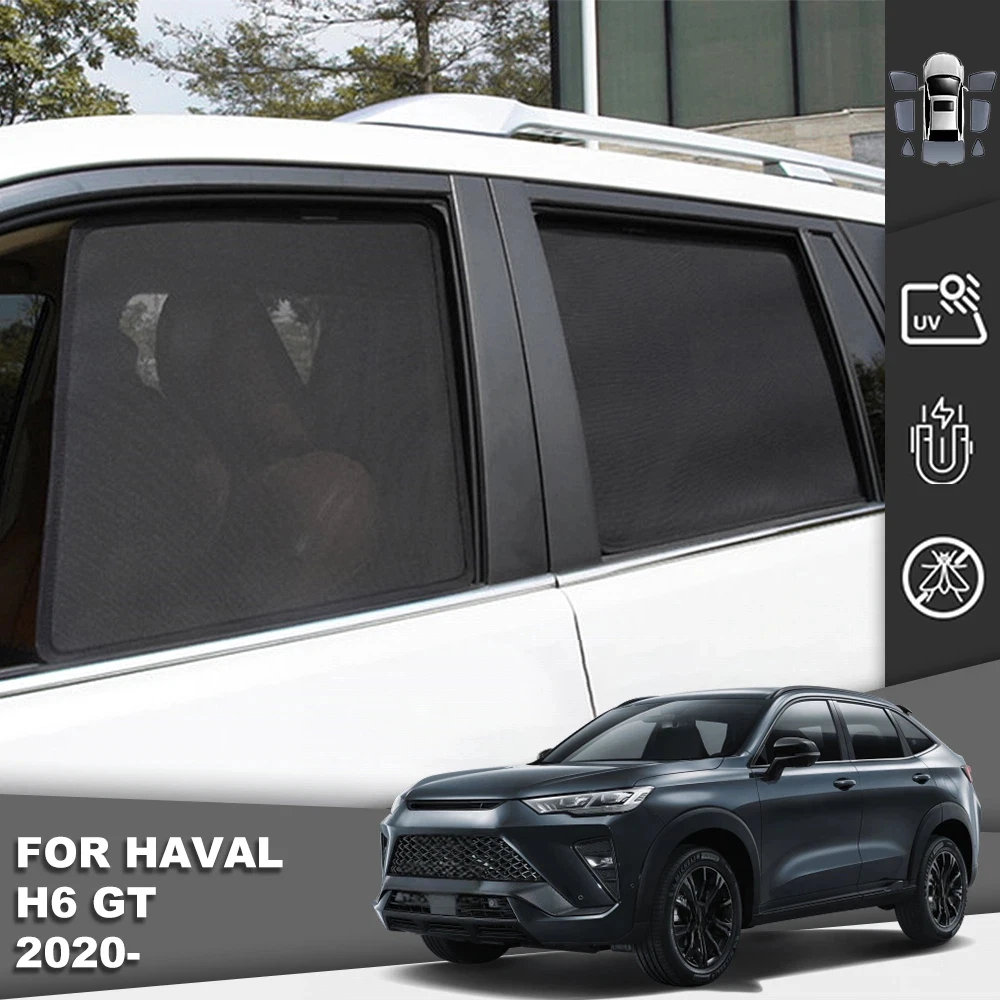 For GWM Haval H6 GT Coupe H6S 2021 2022 2023 2024 Car Sunshade Visor Front Windshield Curtain Rear Side Baby Window Sun Shade